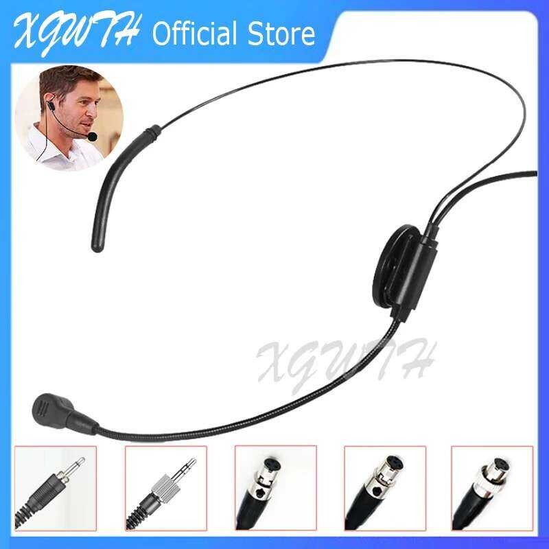Yy Dual Ear Head Headset Microphone Omnidirectional Condenser Heaorn ...