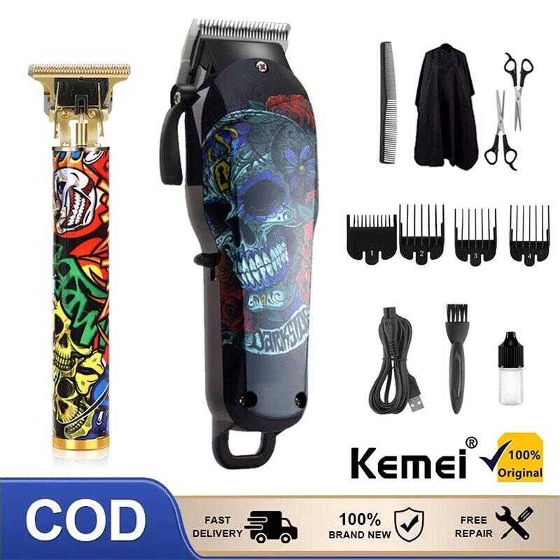 Kemei Professional Rechargeable Razor Cordless Lithium Battery Hair ...