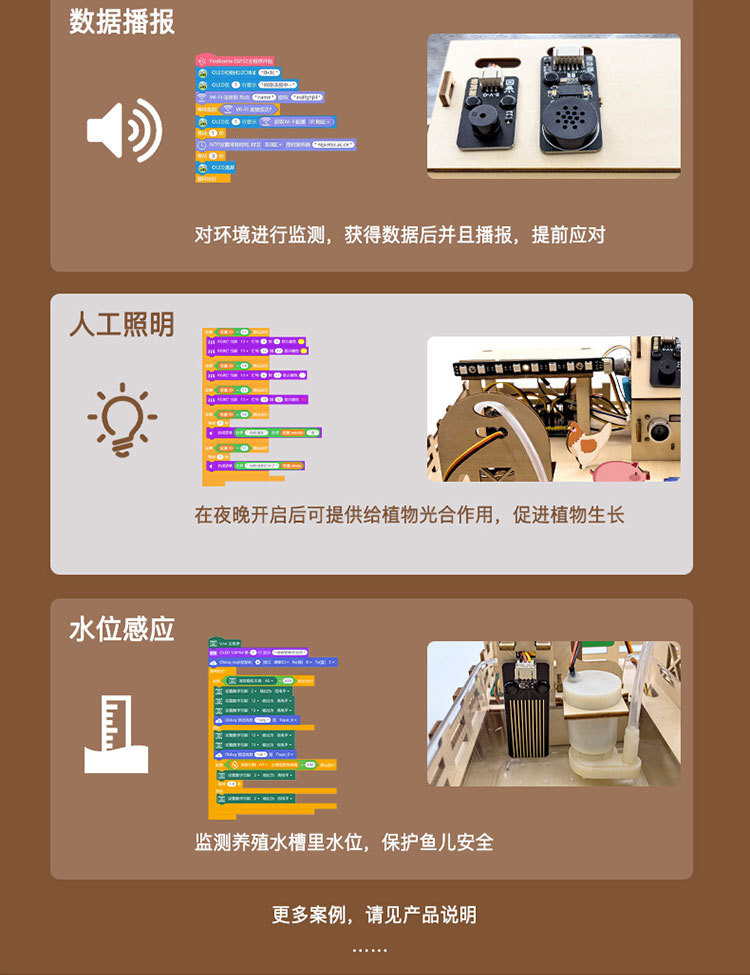 kubt Smart Farm Smart Home Teaching Kit AI Teaching IoT Teaching Coding ...