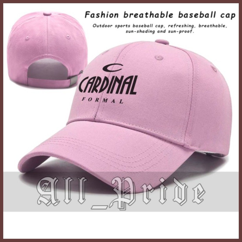 Cardinal FORMAL Baseball Cap LOGO BLACK Distro Cool Men Women Adult ...