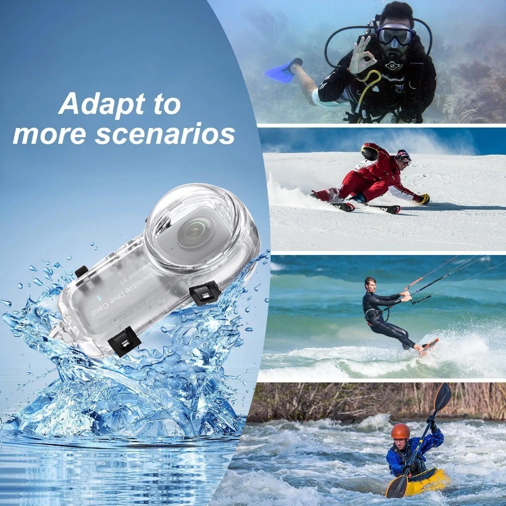 For 360 X4 Waterproof Dive Case Diving shell Kabibi ng pagsisid 360 X4 ...