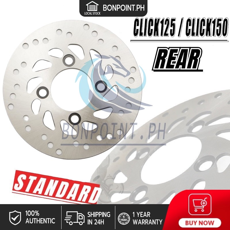 Stock Disc for CLICK125 /150 /BEAT FRONT BRAKE DISC ROTOR STAINLESS ...