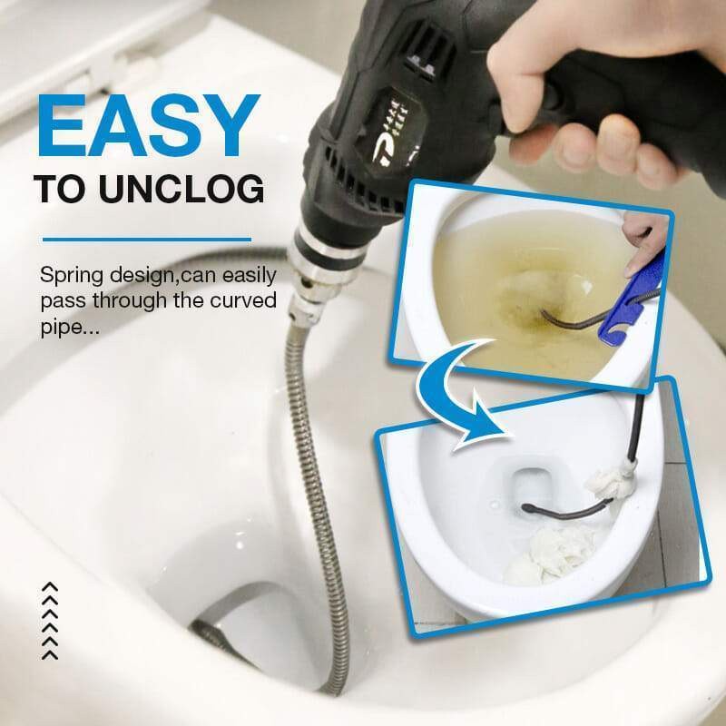 Snake Wire Pipeline Stainless Dredg Tool Handheld Drain Snake Cleaner ...