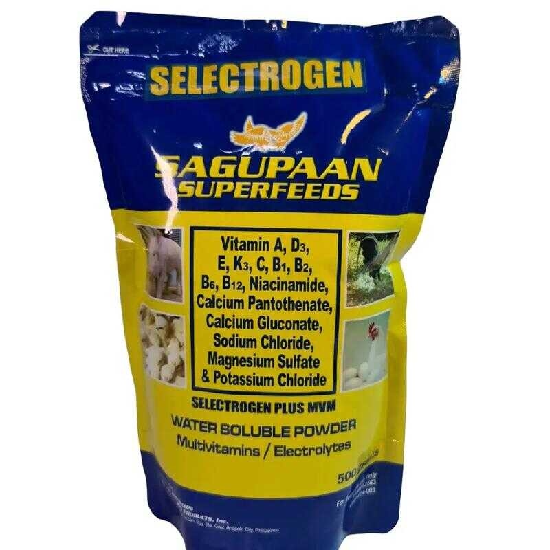 SELECTROGEN (Multiyitamins ;+ Electrolytes) SAGUPAAN 500Grams | Shopee ...