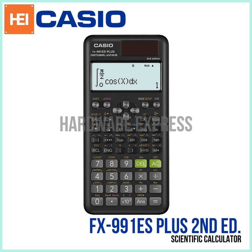 CASIO FX-991ES Plus Scientific Calculator (2nd Edition) | Shopee ...