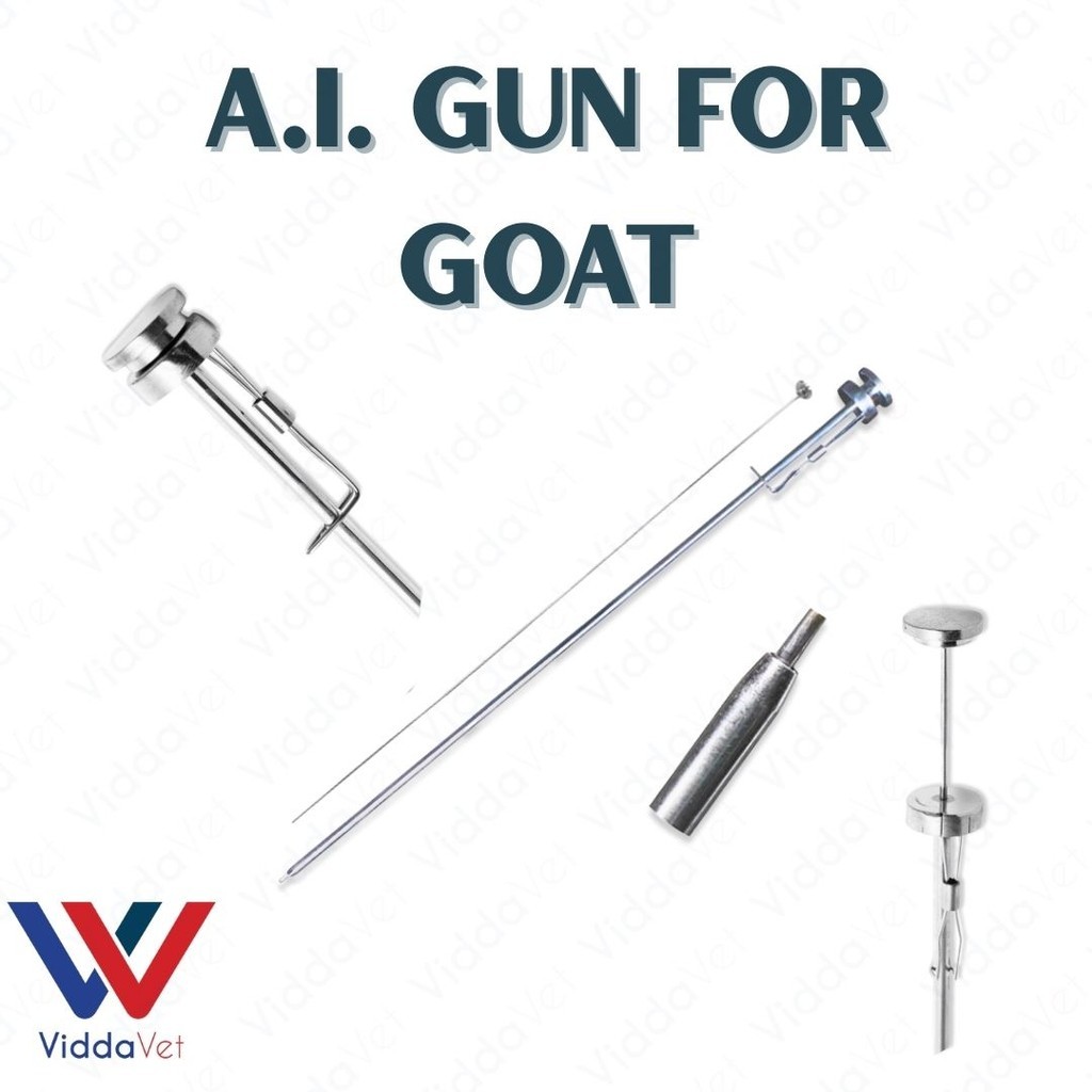Stainless Steel AI Gun Rod for Cattle and Goat Reusable Farm Equipment ...