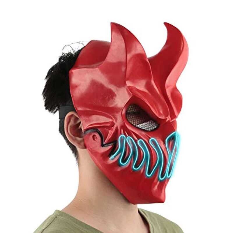 Of Kid Darkness Halloween Mask Cosplay Props Demolisher Glowing ...