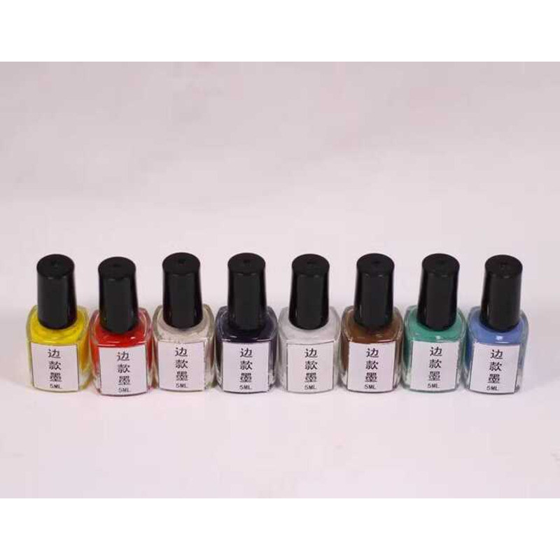 8 Colors Edge Ink 5ML/Bottle Gold and Special Watermark Stone Coloring ...