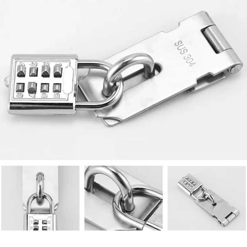 6/8/10-Digits Padlock,Digital Lock,Push Button Combination Password ...