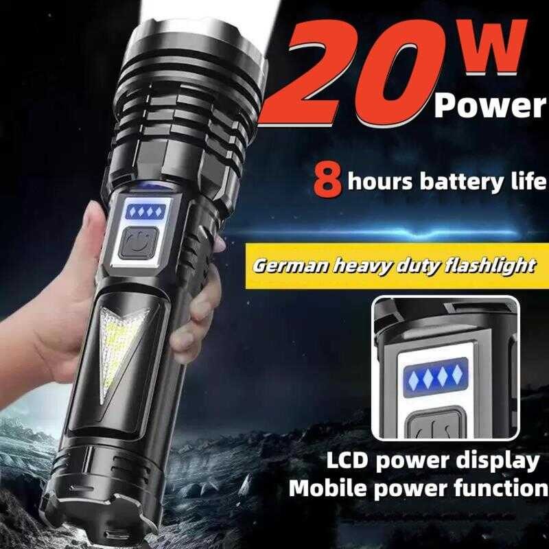 20W High Power Germany Waterproof Outdoor Heavy Duty Rechargeable ...