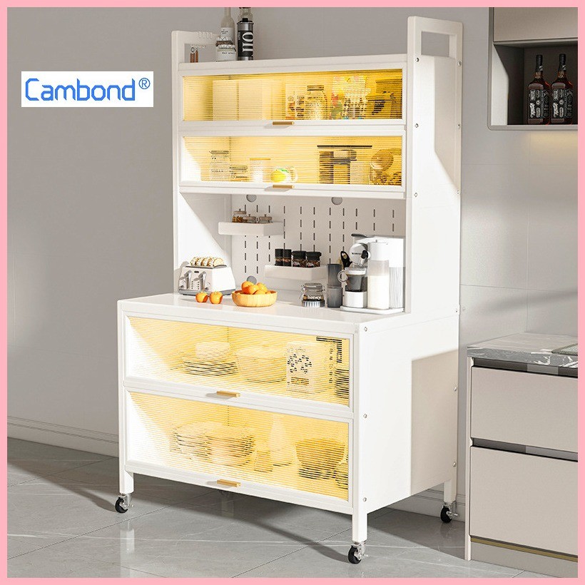 Cambond Kitchen Racks Organizer Storage Rack Shelf Pull-out ...