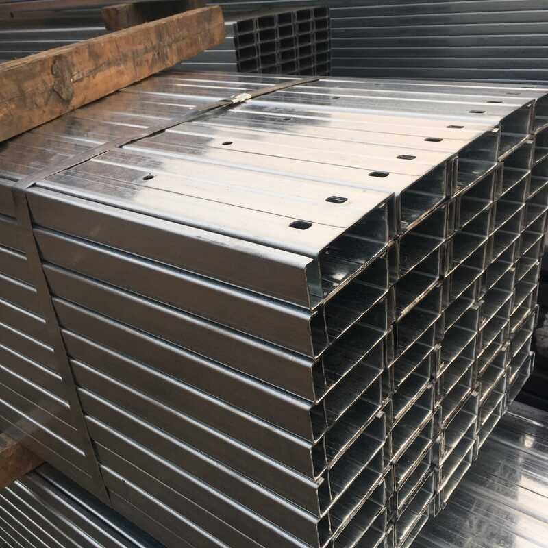 Tianjin Q235b Cold-Bent Galvanized C-Shape Steel Q345a Easy Welding ...