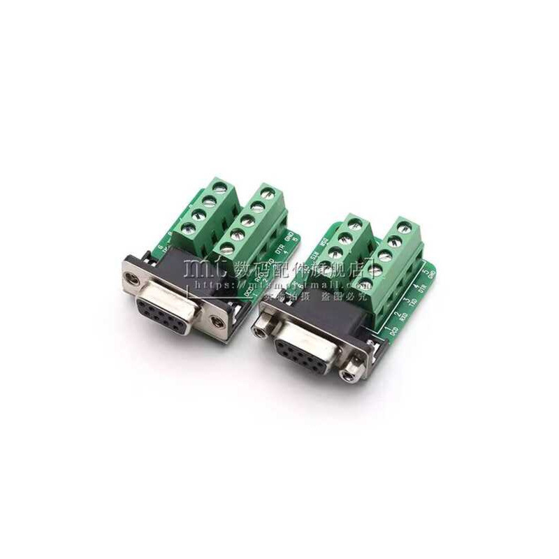 DB9 Solder-Free DB9-M2 Large Terminal Female Header 232/485 Signal ...