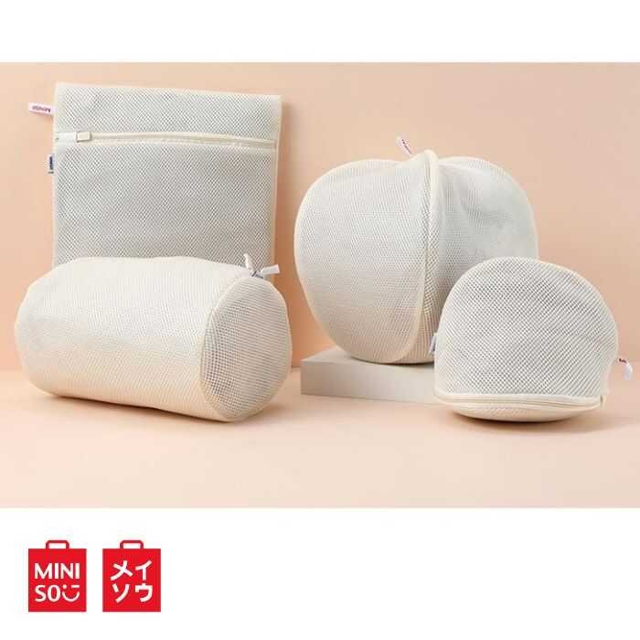 Miniso Rectangle Mesh Washing Hine Nets Underwear Laundry Bag | Shopee ...