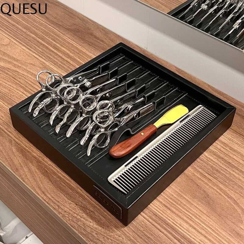 A QUESU Professional Hair Clipper Display Tray Holder Barber Storage ...