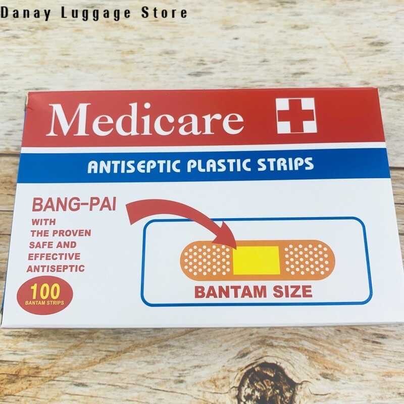 A 100Pcs Medical Plaster Strips Adhesive Antiseptic Bandage Band COD ...