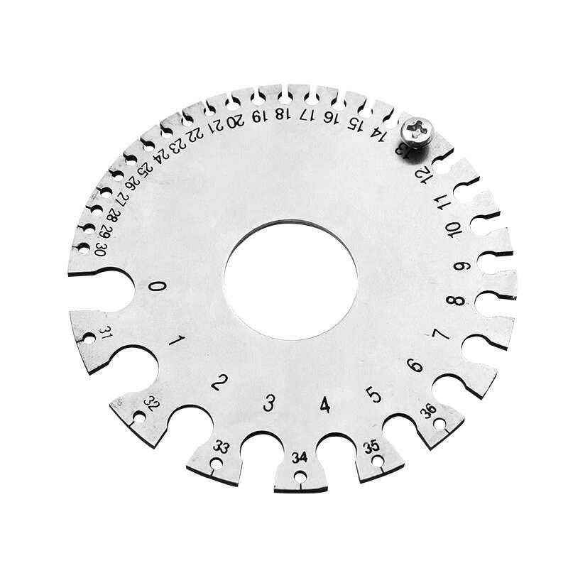 Stainless Steel American Standard Diameter Sample Weld Inspection Ruler ...