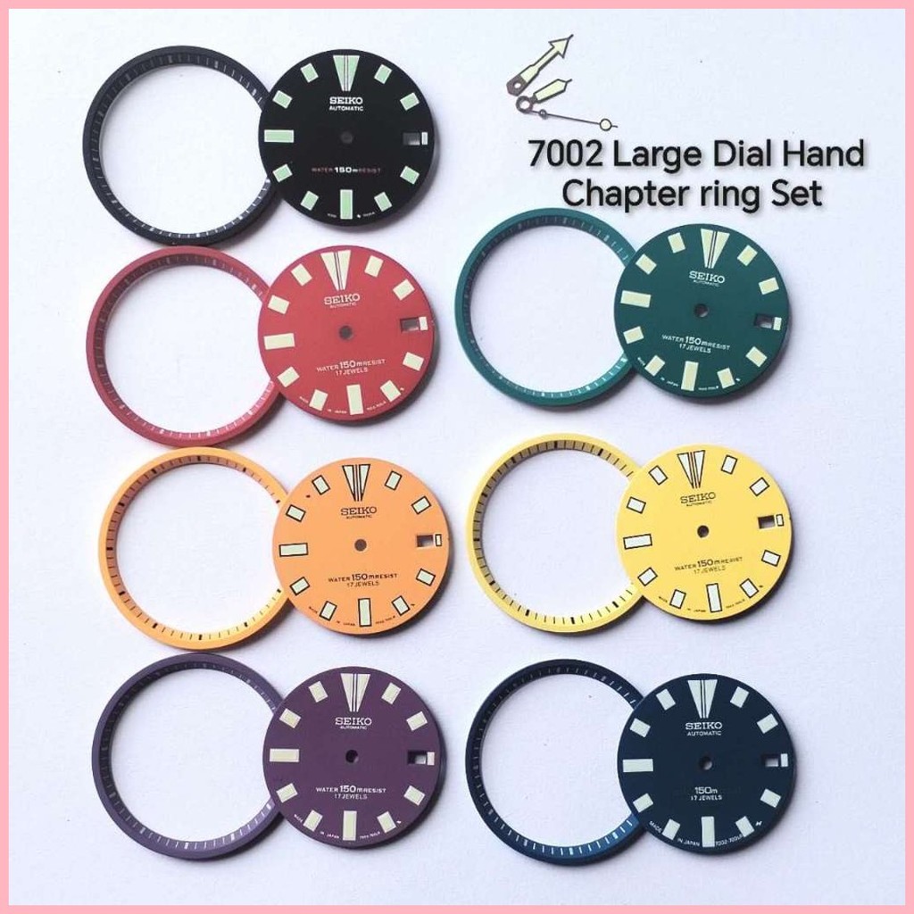 7002 Large Seiko Divers Dial Hand And Chapter Ring Set | Shopee Philippines