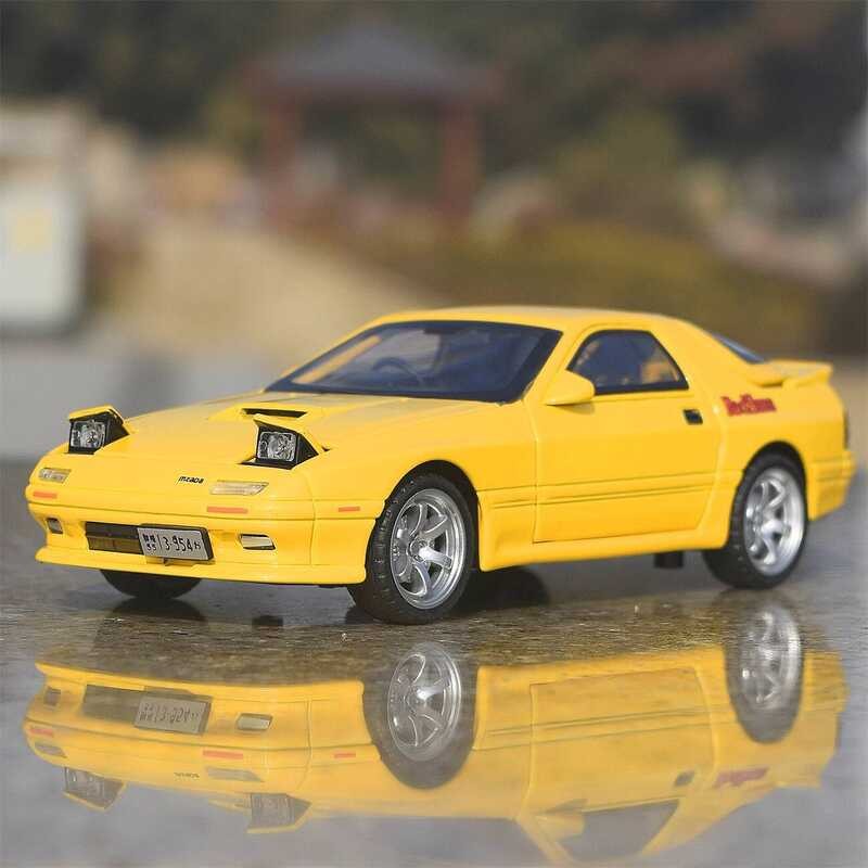 1/32 Mazda RX-7 Alloy Car Model Jump Light Flip Light Sports Car ...