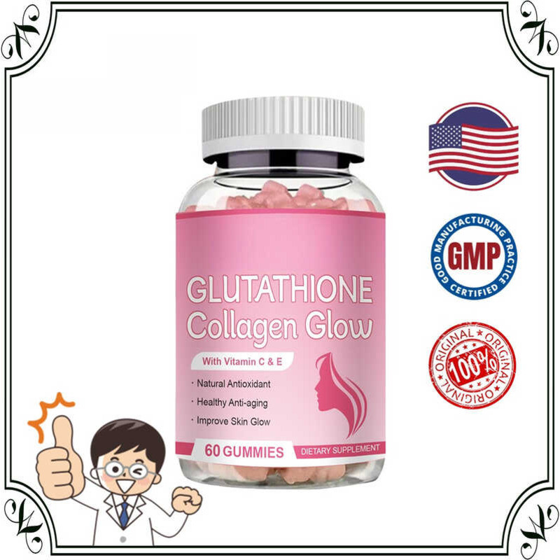 Glutathione Candy, A Collagen Gummy Candy Supplement Containing Vitamins C  E, Has Antioxidant, 6B5