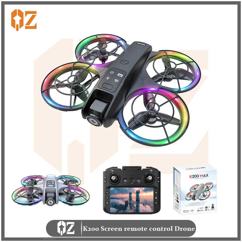 K200 Drone Brushless 4.5 Inch Large Screen Screen Control Ultra HD Dual ...