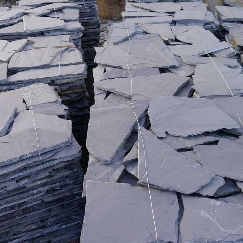 Natural Bluestone Rust Color Broken Paving Stone Courtyard Villa Yard ...