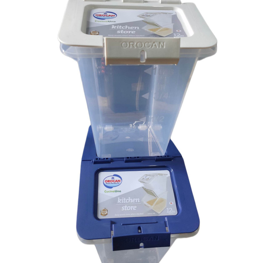 KITCHEN STORE/ RICE FOOD CONTAINER/CUCINA UNO 12 KG #1283 (OROCAN BRAND ...