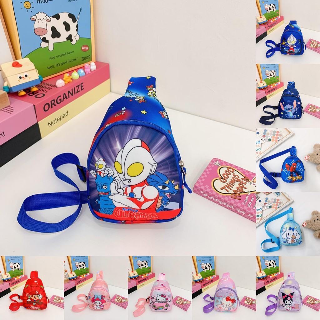 Cartoon Ultraman Children Backpack With Breathable Material For Play ...