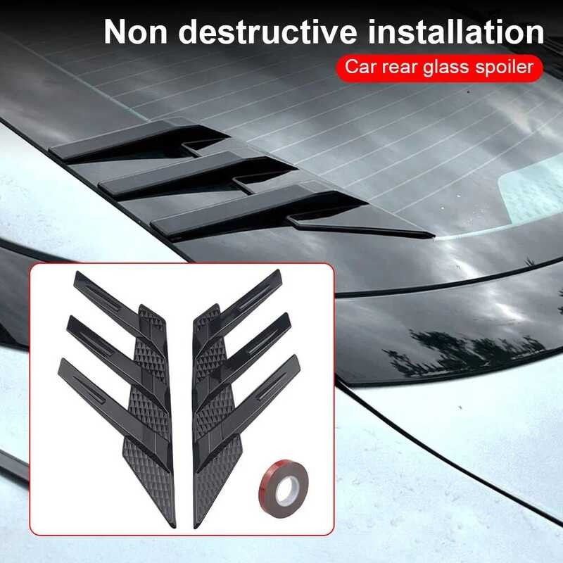 W Car Modifiion General Purpose Rear Windshield Spoiler Splitter ...