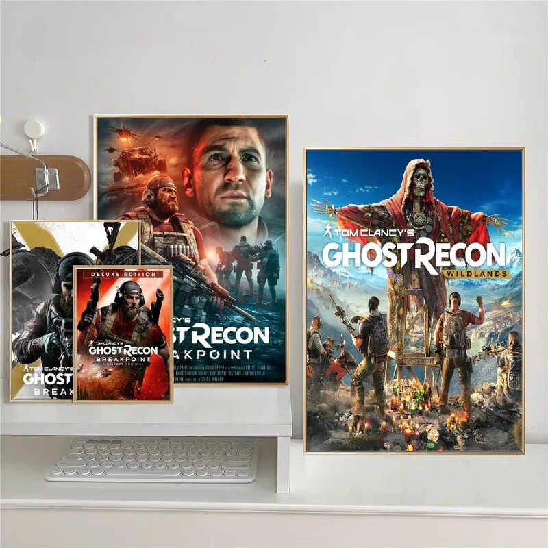 Tt Ghost Recon Breakpoint Game Anime Posters Sticky Fancy Sticker For ...