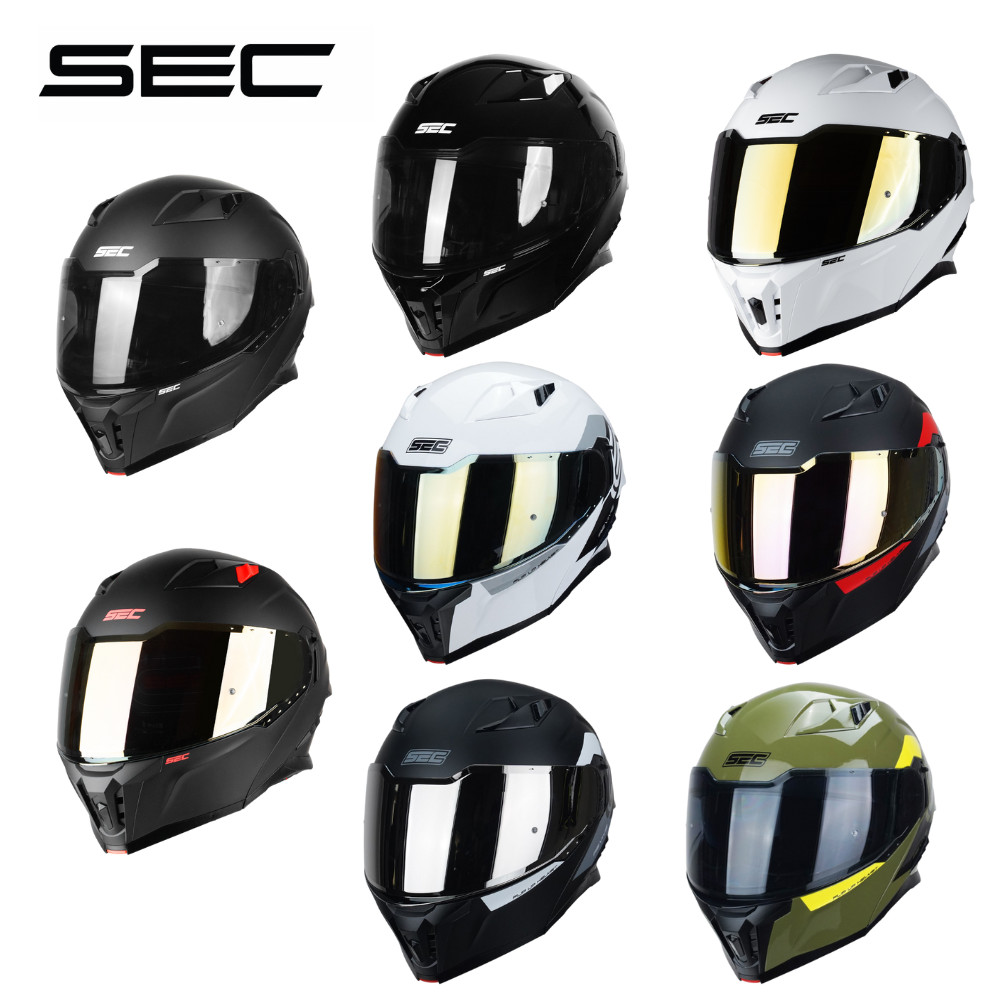 SEC Revive Modular Helmet for Motorcycle (Gloss/Matte) (M-XL) | Shopee ...