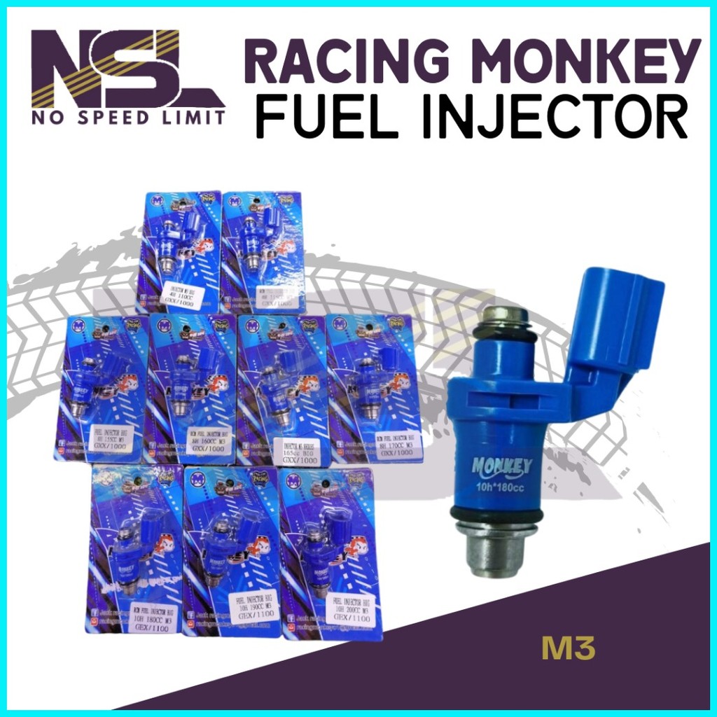 RACING MONKEY FUEL INJECTOR MIO I 125 /M3/ Aerox / NMAX V2/ Sniper V2 ...