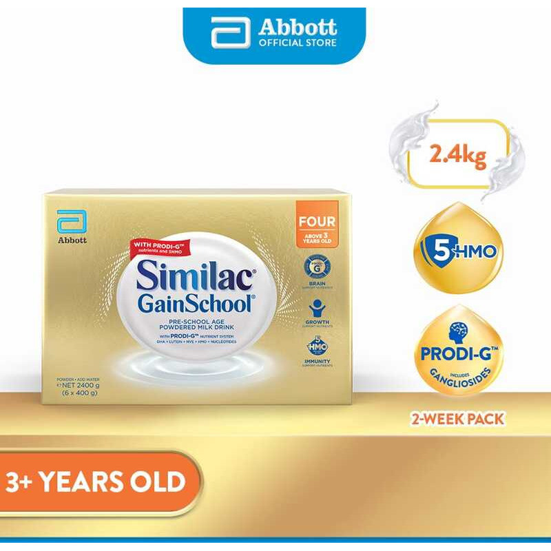 Similac Gainschool 2.4Kg For Kids Above 3 Years Old Powdered Milk Drink ...