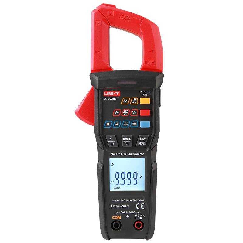 Unilide Button-Type Digital Clamp High-Precision True RMS Multimeter ...