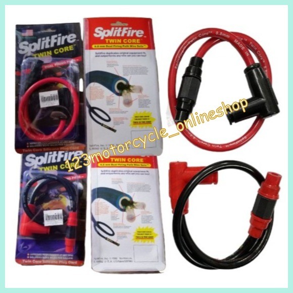 Split Fire Twin Core Spark Plug Cap With High Tension Wire(Splitfire ...