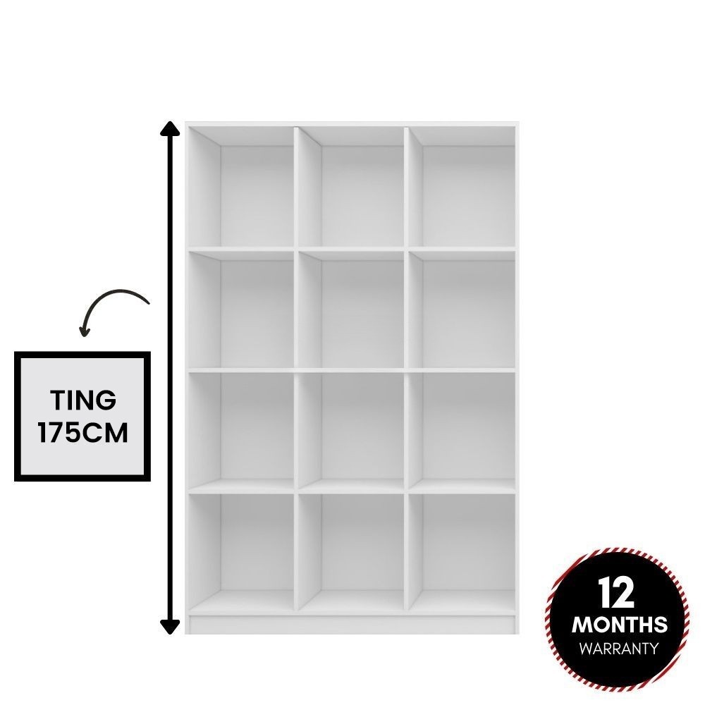 [175CM Size] EsseHome 12 Box Bookshelf Bookcase Bookshelf Partition ...