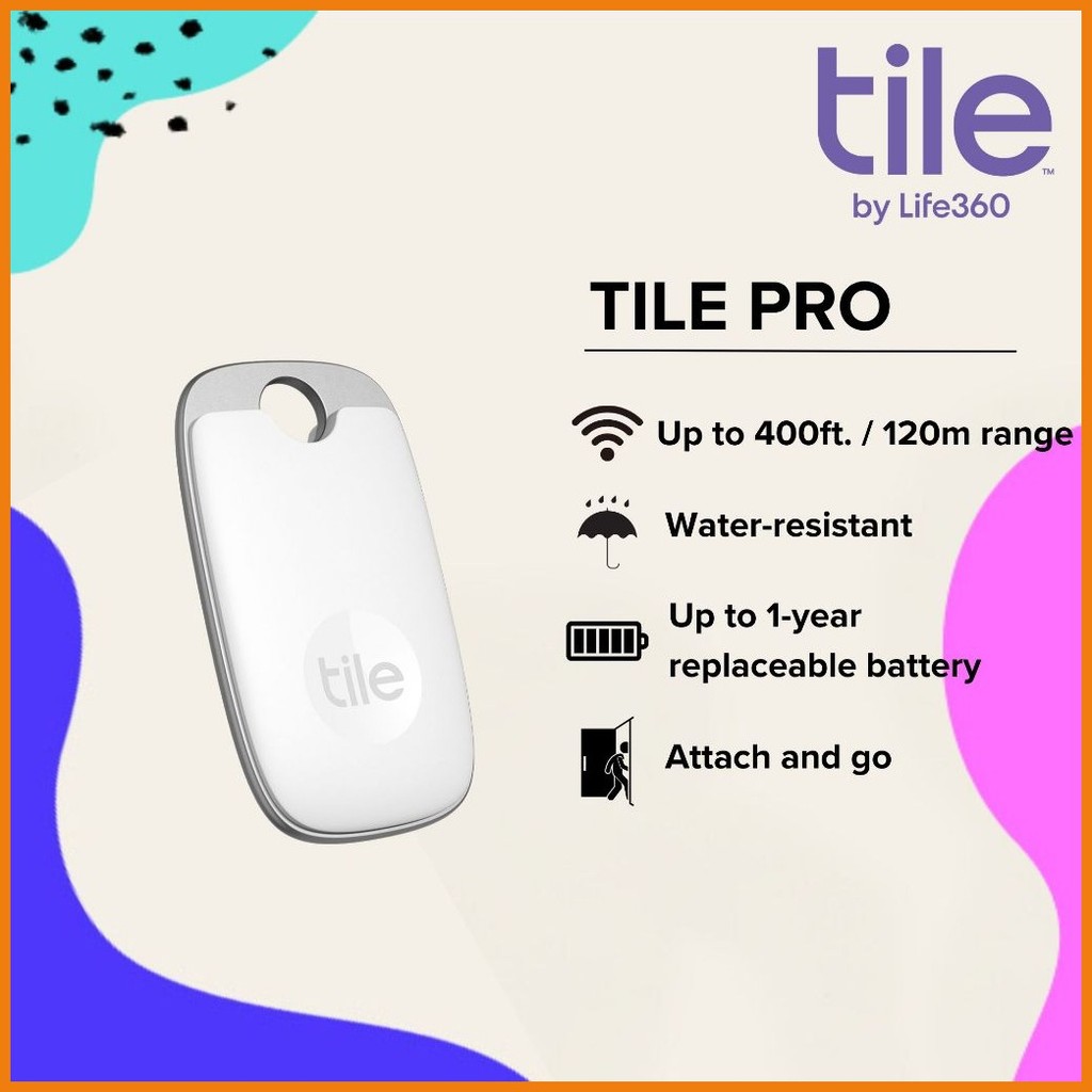 Tile Pro, Our most powerful tracker for your things, works in IOS and ...