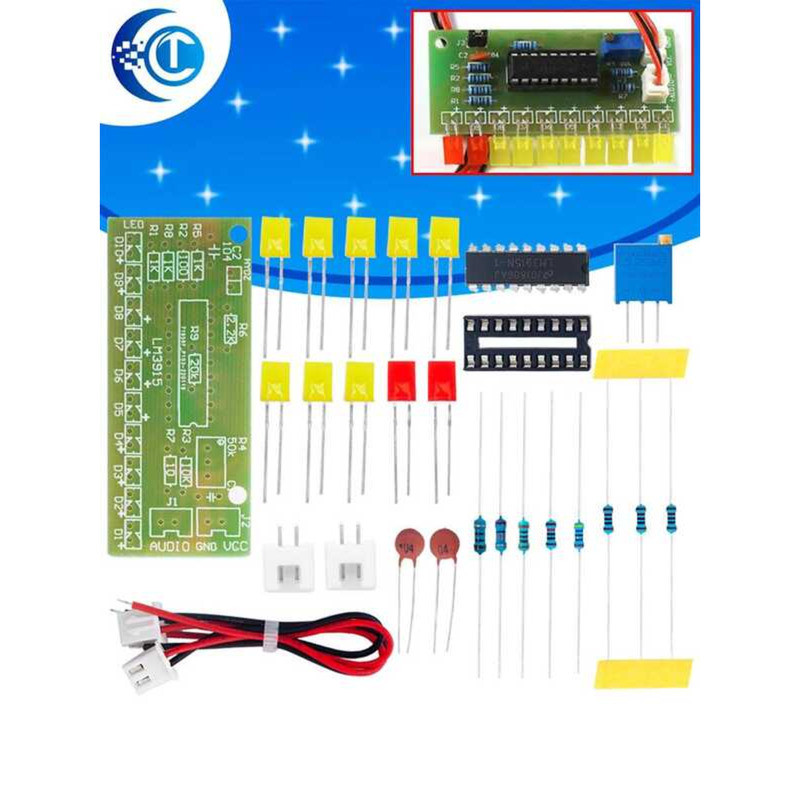 LM3915 10-segment Audio Level Indicator Module DIY Fun Kit Soldering ...
