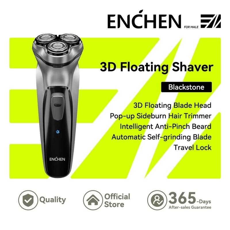 Enchen Classic Electric Shaver-Blackstone Shaver Men's First With ...