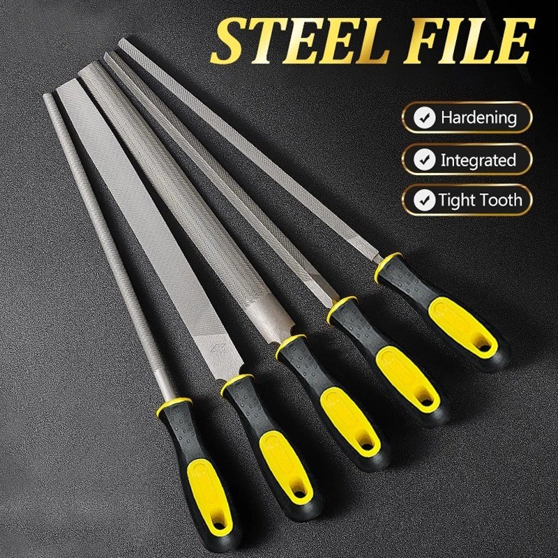 Diamond File Alloy Steel File Triangular Rubbing Knife Semi-circular ...