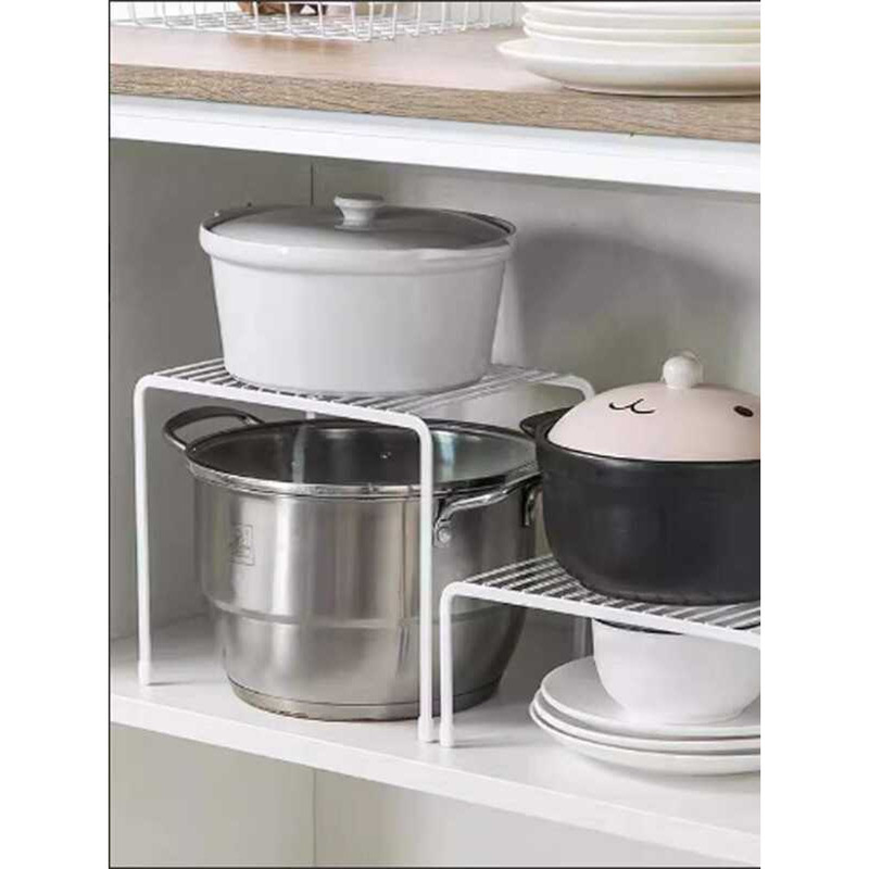 Lazy Corner Kitchen Cabinet Layered Multi-layer Organizer Pot Spice ...