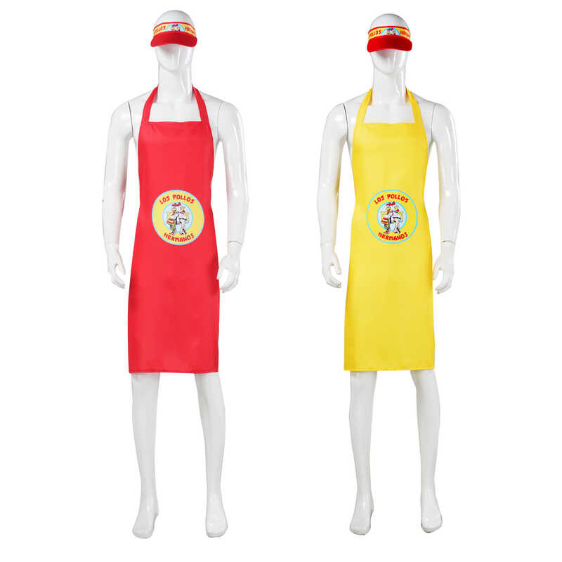 OEM LOS Pollos Hermanos Apron Cap Set Moth Heisenberg Breaking Bad, Yellow, One Size : Buy Online at Best Price in KSA - Souq is now