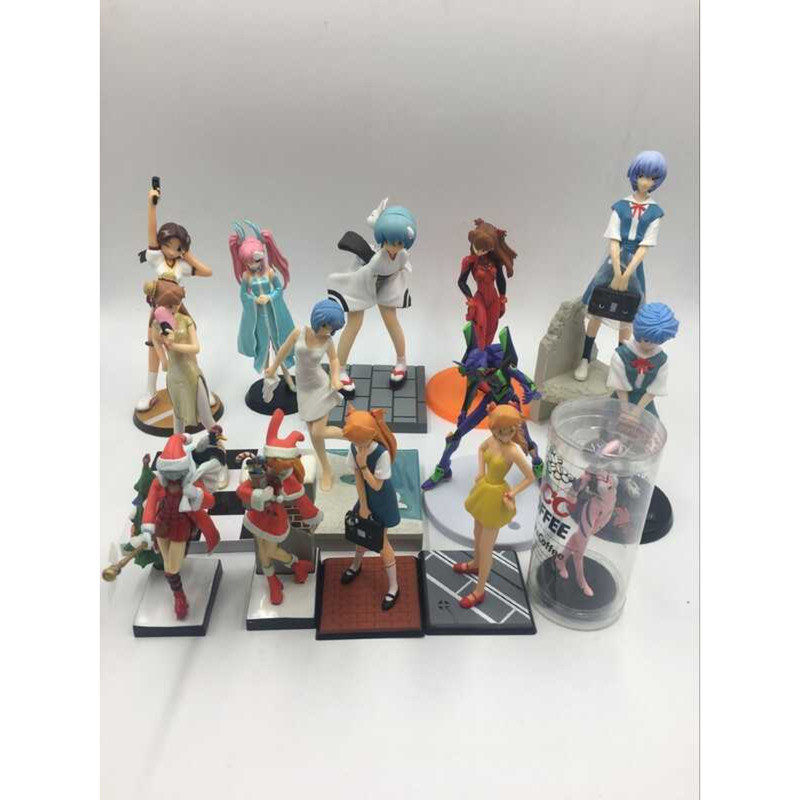 EVANGELION REI AYANAMI Asuka Super Premium Figure Set SEGA Height 9.0