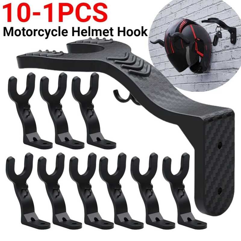 10-1Pcs Motorcycle Helmet Hook Racks Multipurpose Hanger Home Luggage ...