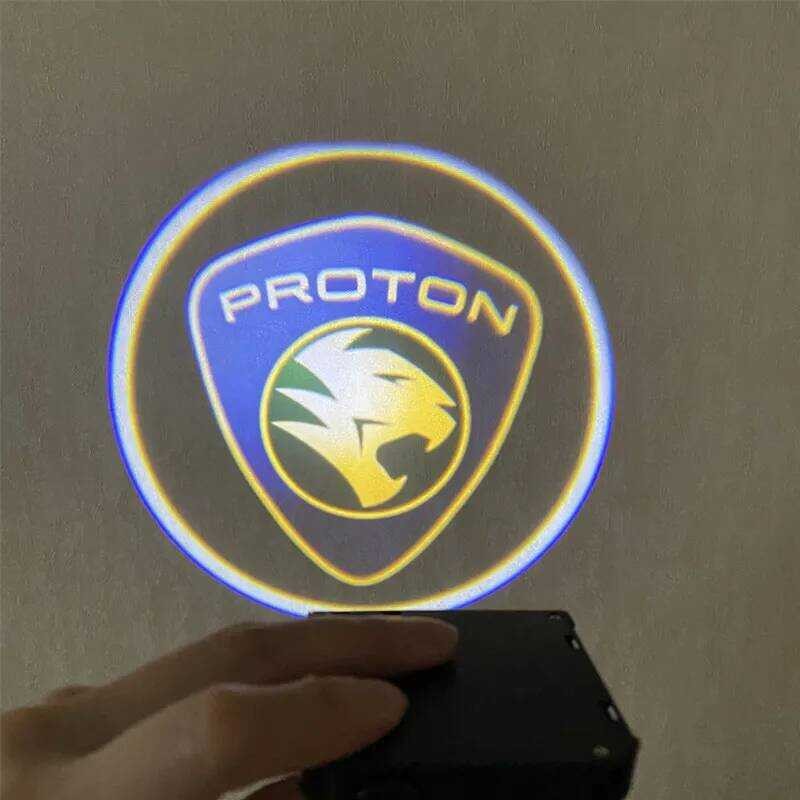 12 2Pcs 2 LED Projector For Proton Car Door Courtesy Light Emblem ...