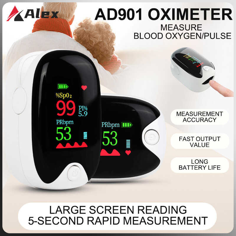 Finger Pulse Oximeter Pedia Rechargeable Oxymeter With Respiratory Rate ...