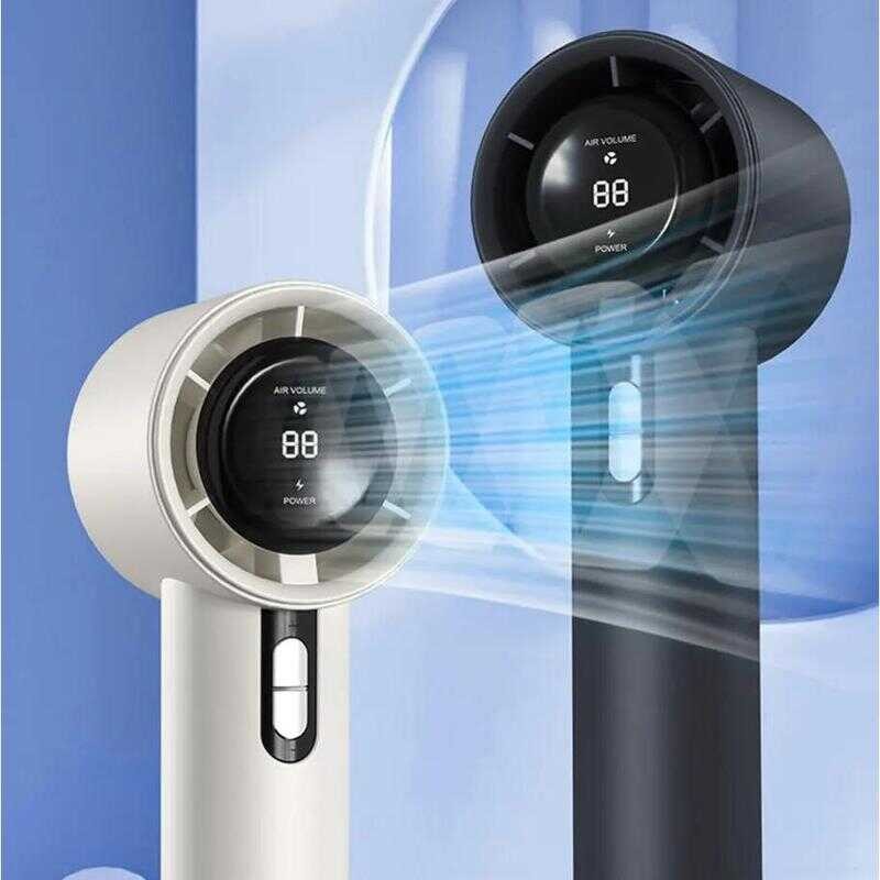 3Ad 2024 New Upgraded Summer High Speed Mini Turbo Fan Handheld Air ...