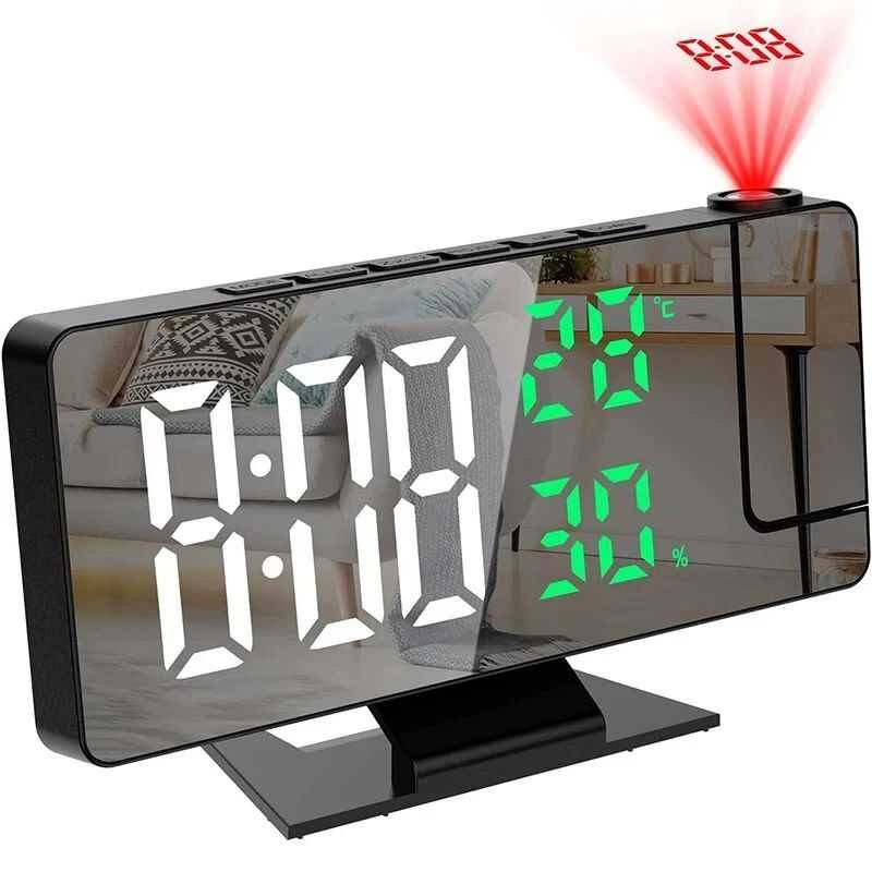 Tt LED Digital Alarm Projection Projector Ceiling Clock With Time ...