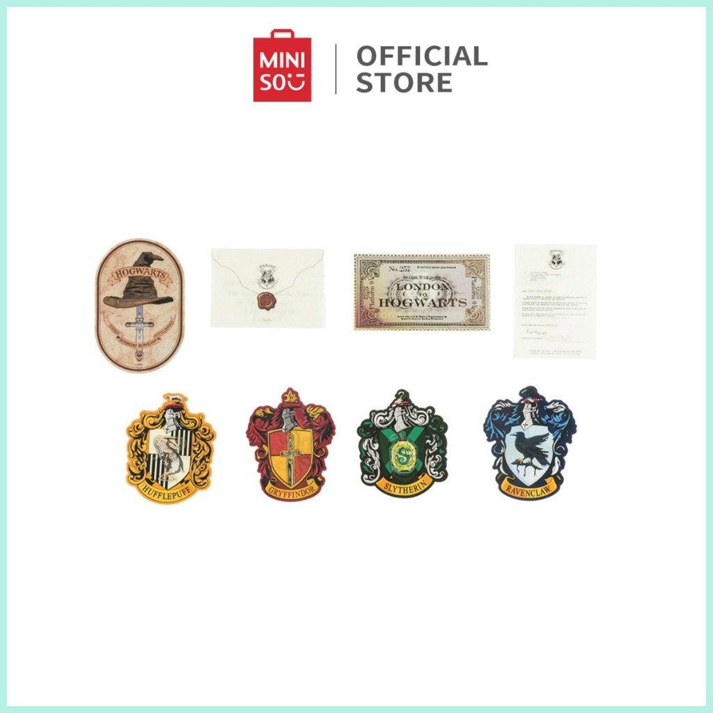 Miniso x Harry Potter Raster Sticker Set Raster Stickers Refrigerator ...