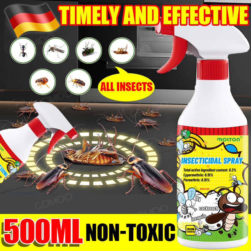 500Ml Odorless Insecticide Spray Insect Killer Can Kill Cockroach ...